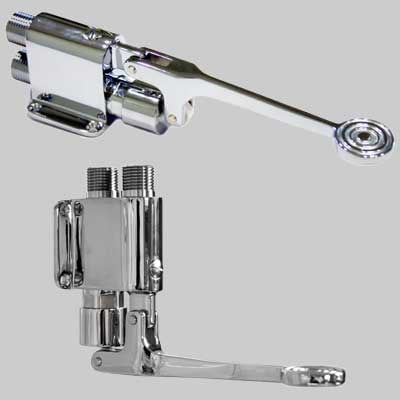 RUBINETTO A PEDALE KLINTON 1 VIA PAVIMENTO