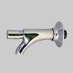 RUBINETTO A PULSANTE SEMPLICE OTTONE CROMATO