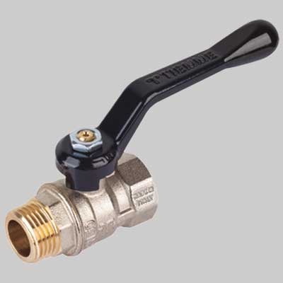 VALVOLA A SFERA PASSAGGIO STANDARD M-F LEVA ALLUMINIO
