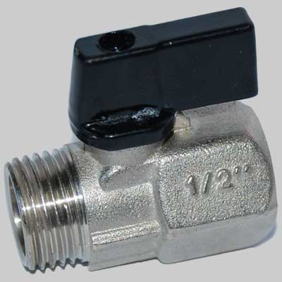 MINIVALVOLA A SFERA M/F
