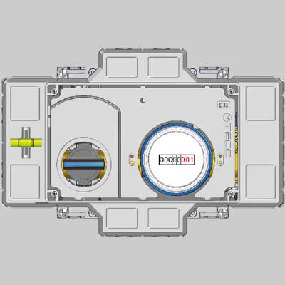 KIT CONTABILIZZAZIONE DA INCASSO CON CONTATORE PER ACQUASANITARIA K4CC E-READY