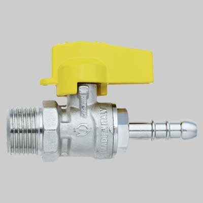 RUBINETTO DIRITTO GAS MASCHIO PORTA GOMMA