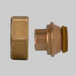 RACCORDO DIRITTO IN BRONZO A SALDARE