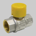 VALVOLA SFERA GAS F/F CON CAPPUCCIO PIOMBABILE