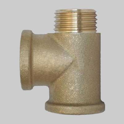 RACCORDO A TEE F-F-M OTTONE GIALLO