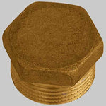 TAPPO MASCHIO ESAGONALE OTTONE GIALLO