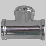 RACCORDO A TEE OTTONE CROMATO