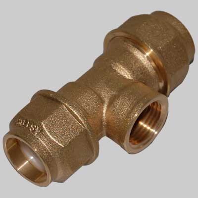 RACCORDO A TEE FEMMINA ANELLO RESINA