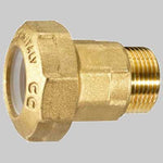 RACCORDO DRITTO MASCHIO PE ANELLO RESINA