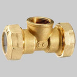 RACCORDO A TEE FEMMINA PE ANELLO RESINA