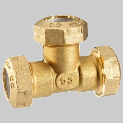 RACCORDO A TEE UGUALE PE ANELLO RESINA