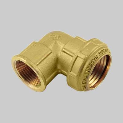 RACCORDO CURVO FEMMINA PN 25 COBRARING