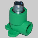 GOMITO FILETTATO CON STAFFA MASCHIO