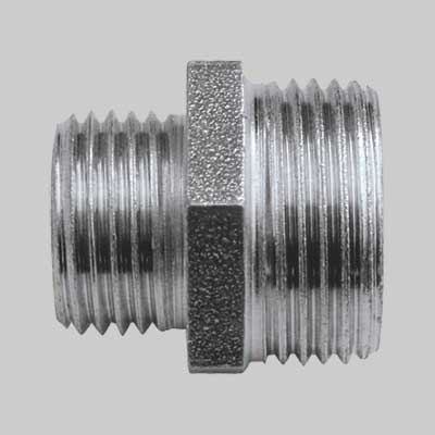 RIDUZIONE CON VITE MASCHIO ACCIAIO