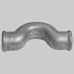 CURVA A SORPASSO FEMMINA/FEMMINA ZINCATA