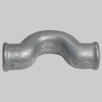 CURVA A SORPASSO FEMMINA/FEMMINA ZINCATA