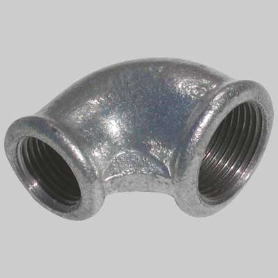 GOMITO RIDOTTO FEMMINA/FEMMINA ZINCATO