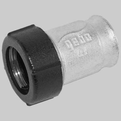 RACCORDO A COMPRESSIONE IN GHISA FEMMINA