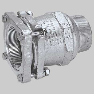 RACCORDO A COMPRESSIONE MASCHIO FLANGIATO