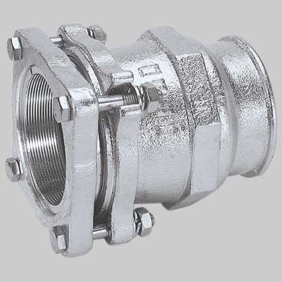 RACCORDO A COMPRESSIONE FEMMINA FLANGIATO