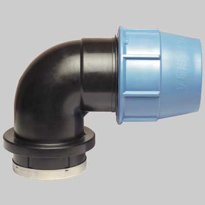 RACCORDO A GOMITO FEMMINA PLASTICA