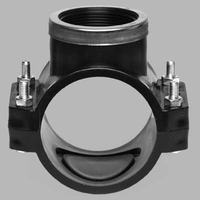 PRESA STAFFA CON RINFORZO E GUARNIZIONE PIATTA BULLONI INOX PN 10