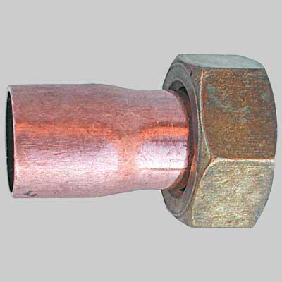 MEZZO BOCCHETTONE A SALDARE FEMMINA - DADO GIREVOLE