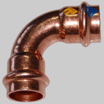 CURVA RAME A PRESSARE 90° FEMMINA/FEMMINA