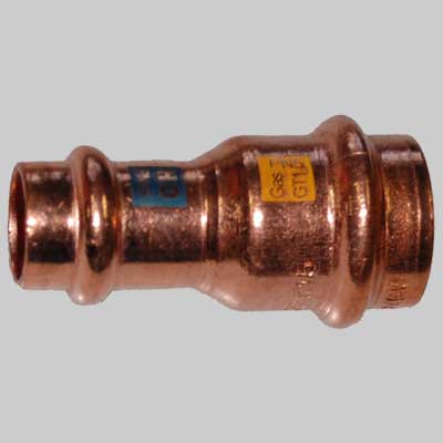 MANICOTTO RAME RIDOTTO A PRESSARE FEMMINA/FEMMINA