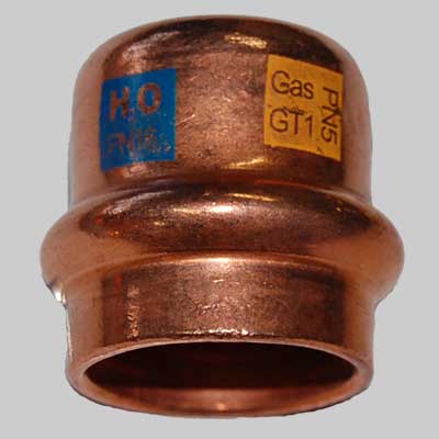 TAPPO FEMMINA RAME A PRESSARE