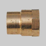 NIPLES BRONZO FILETTATO FEMMINA A SALDARE FEMMINA