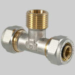 Raccordo a compressione a TEE Maschio