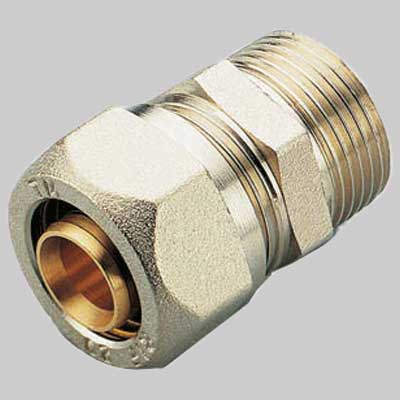 RACCORDO A COMPRESSIONE DIRITTO MASCHIO TIEMME