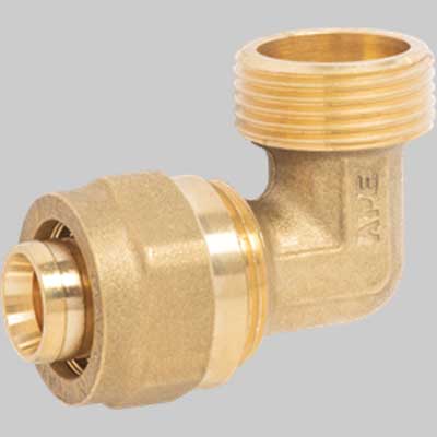 RACCORDO CURVO MASCHIO A STRINGERE APE