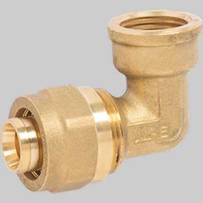 RACCORDO CURVO FEMMINA A STRINGERE APE