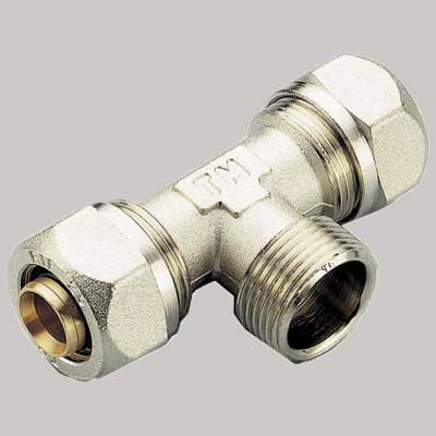RACCORDO A COMPRESSIONE A TEE MASCHIO TIEMME
