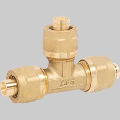 RACCORDO A TEE A STRINGERE APE