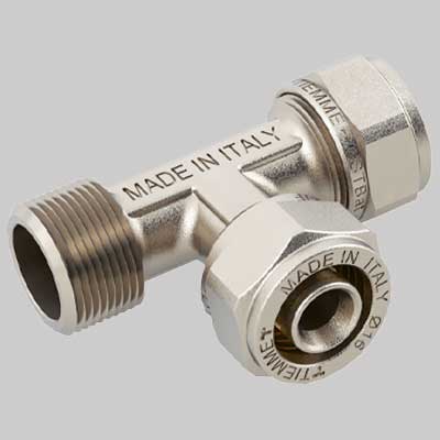 RACCORDO A COMPRESSIONE A T LATERALE MASCHIO