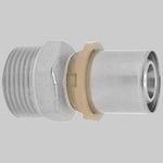 RACCORDO DIRITTO MASCHIO A PRESSARE