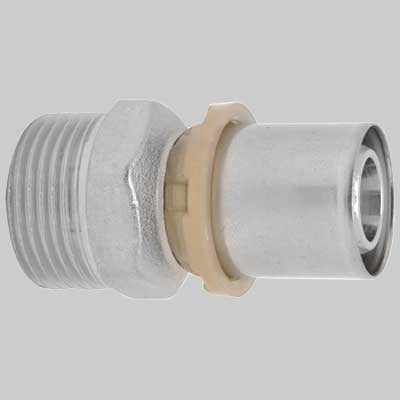 RACCORDO DIRITTO MASCHIO A PRESSARE