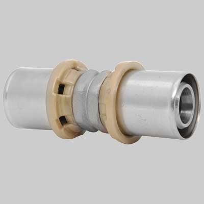 RACCORDO DIRITTO DOPPIO A PRESSARE