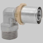 RACCORDO CURVO MASCHIO A PRESSARE