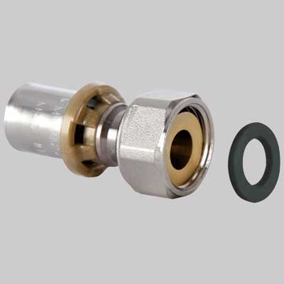 RACCORDO DIRITTO CON DADO GIREVOLE