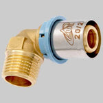 RACCORDO A GOMITO MASCHIO DELT ALL