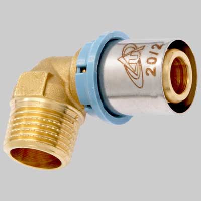 RACCORDO A GOMITO MASCHIO DELT ALL