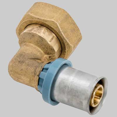 RACCORDO A GOMITO CON GIRELLO DELT ALL