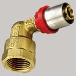 RACCORDO CURVO FEMMINA A PRESSARE TIEMME