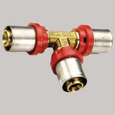 RACCORDO A TEE A PRESSARE TIEMME 09666