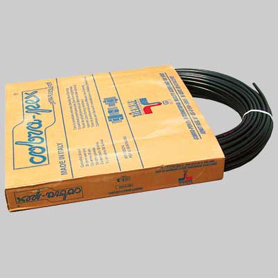 TUBO IN POLIETILENE RETICOLATO COBRA-PEX NERO