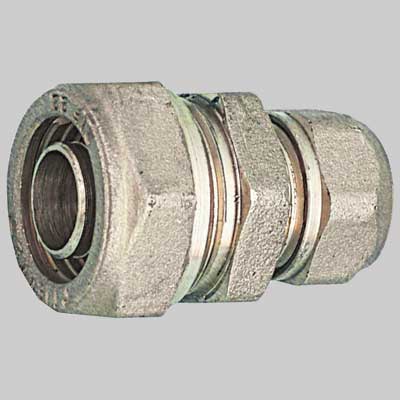 RACCORDO DIRITTO DOPPIO RIDOTTO PER TUBO COBRA-PEX